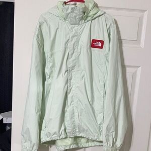 The North Face Mint Green Hooded Jacket